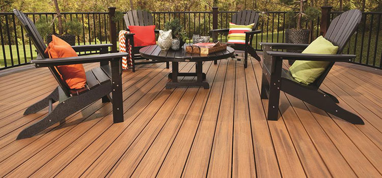 Black TREX Decking in Maywood, CA