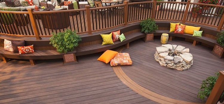 Gray TREX Decking in Maywood, CA