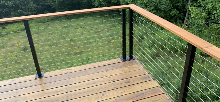 Installing Deck Cable Railing in Maywood, CA